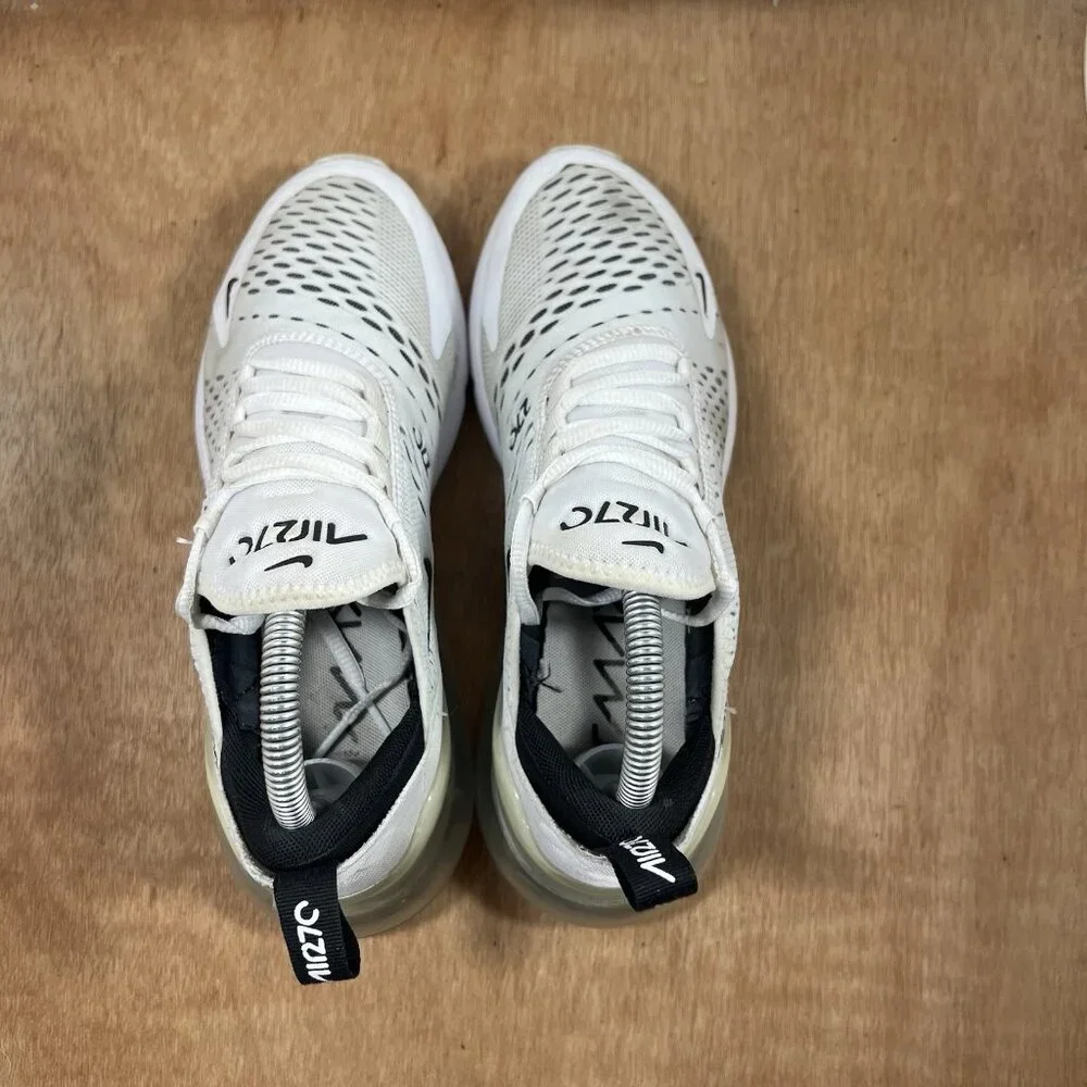Nike Air Max 270 Women's Size 8 Running Shoes White Black